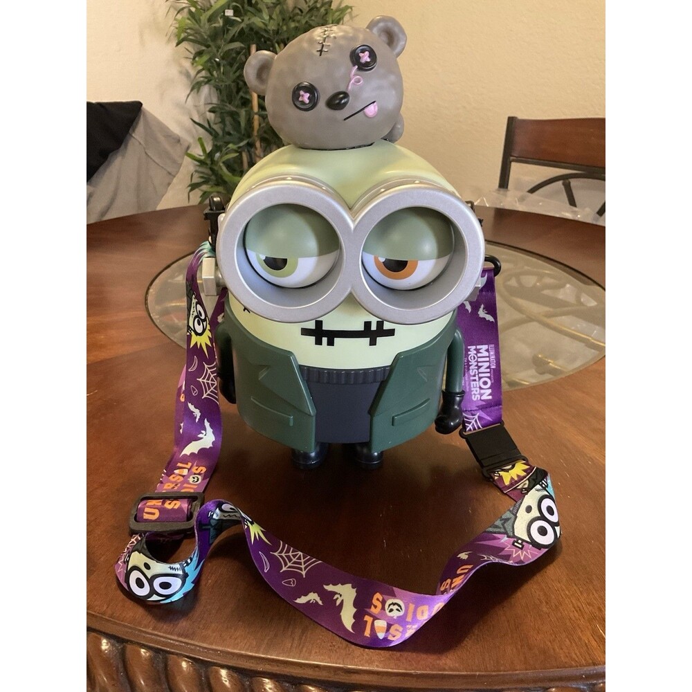 2024 UNIVERSAL HHN HALLOWEEN HORROR NIGHTS MINIONS MONSTER POPCORN BUCKET TALKS
